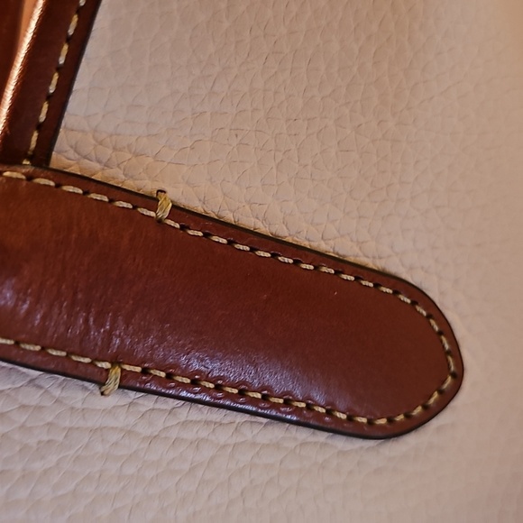 Dooney & Bourke Brielle Blush Pink Pebble Leather Satchel With Wallet - Picture 15 of 15